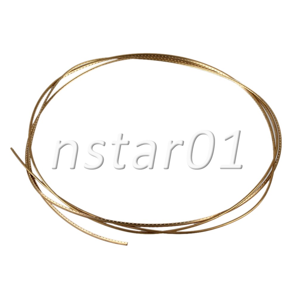 Classical 0.2cm Width Brass Guitar Fretwire Gold