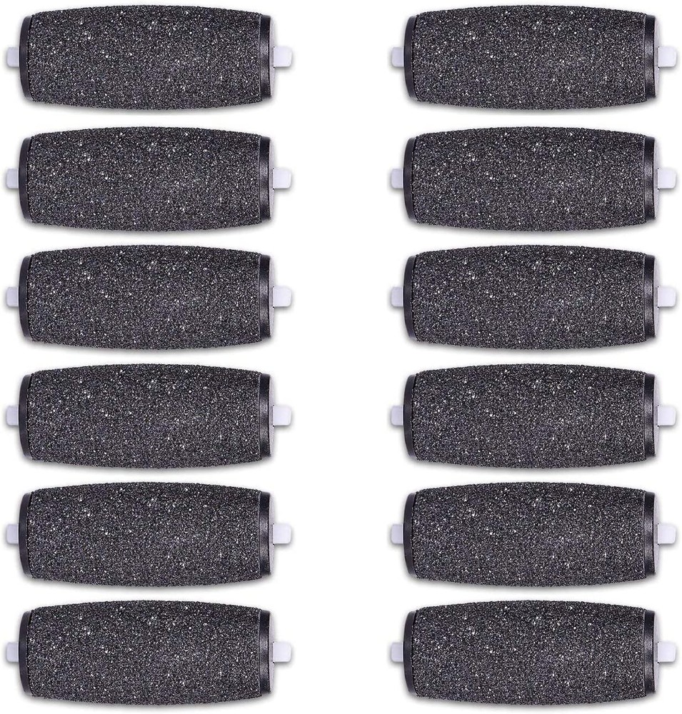 12 Extra Coarse Replacement Roller Refill Heads Compatible With Amope Pedi Refil