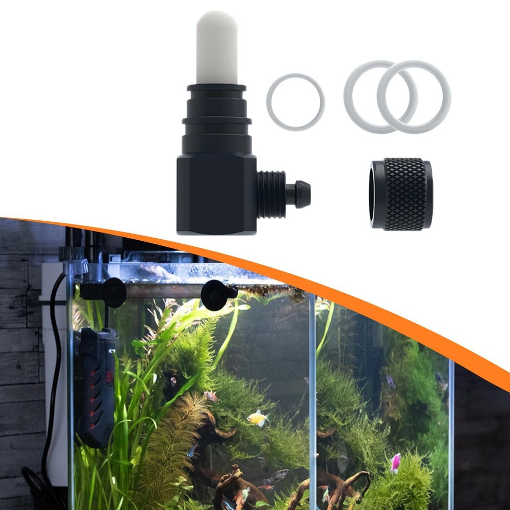 Aquarium Diffuser Aluminum Alloy Easy Installation Planted Tank CO2 Diffuser