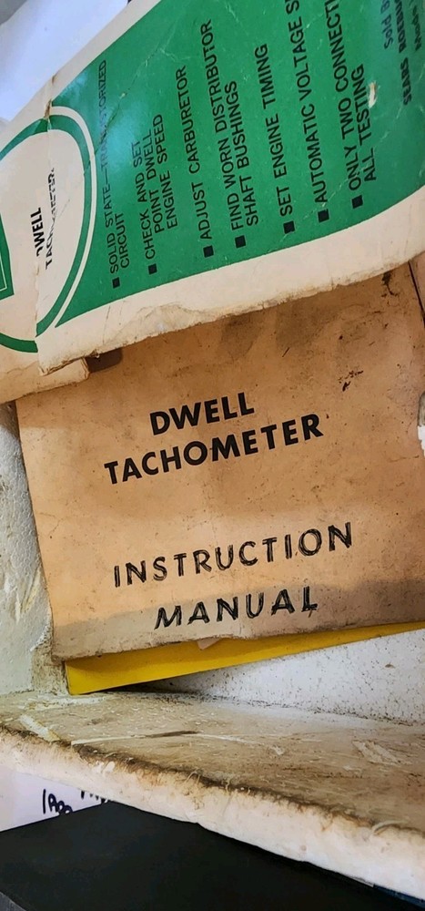 sears dwell tachometer vintage