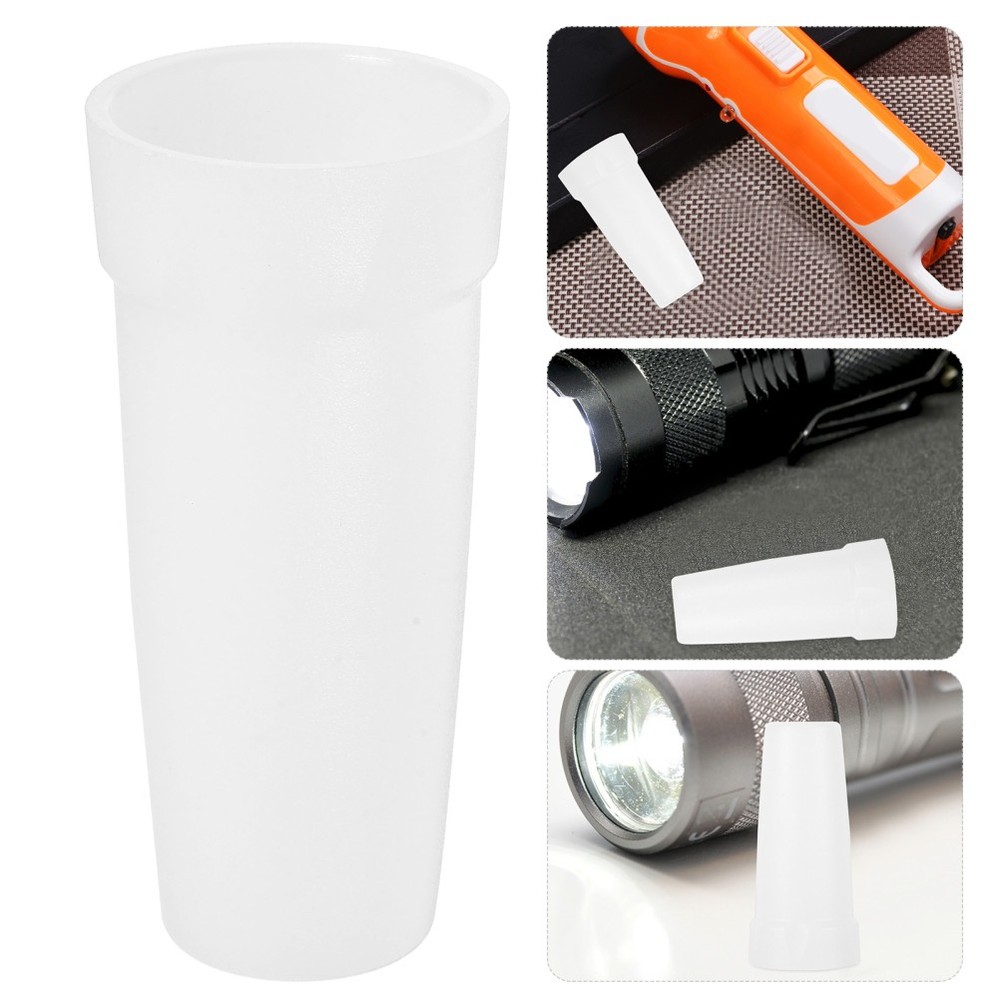 Flashlight Diffuser Cap Soft Cover Flashlight Diffuser Portable for