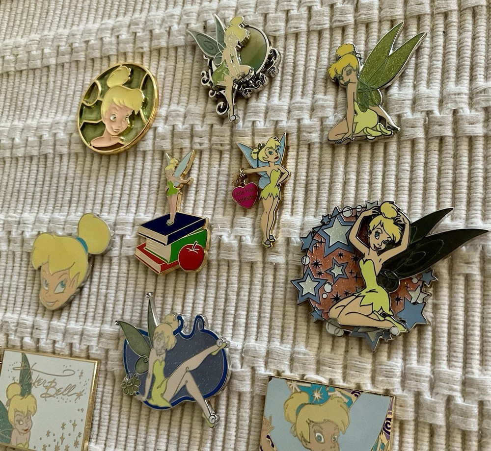 Disney Tinker Bell Pins - Assorted 10 Pins