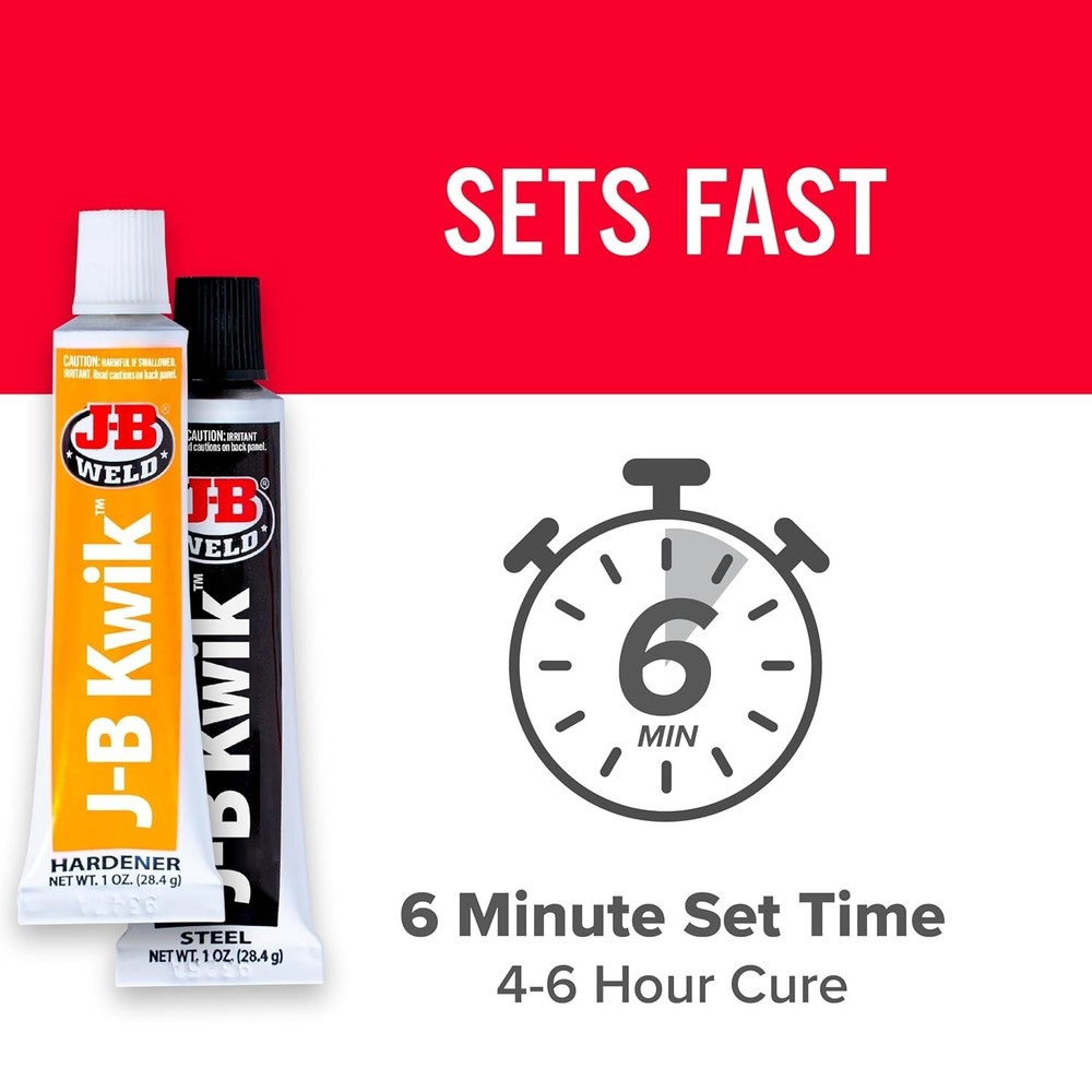 Rapid 2oz KwikWeld Epoxy - Paintable, Sandable, Multi-Surface Repair Solution