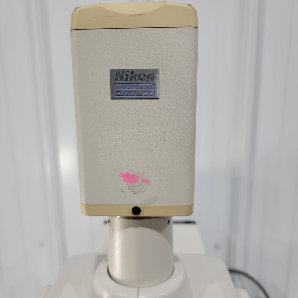 Nikon DIC Eclipse E800 Microscope Trinocular Head w/ Power Unit, Eyepieces, Lamp