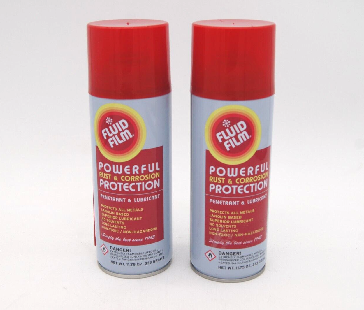 Fluid Film Rust Corrosion Penetrant Lubricant AS11 (11.75oz, 2 Pack)
