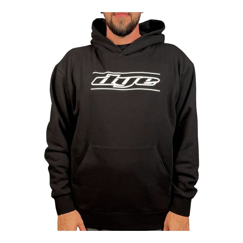 Dye Hoodie - Lines - Black - Large