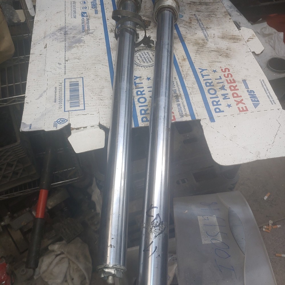 982 KDX450 front fork tubes with clamps TIM