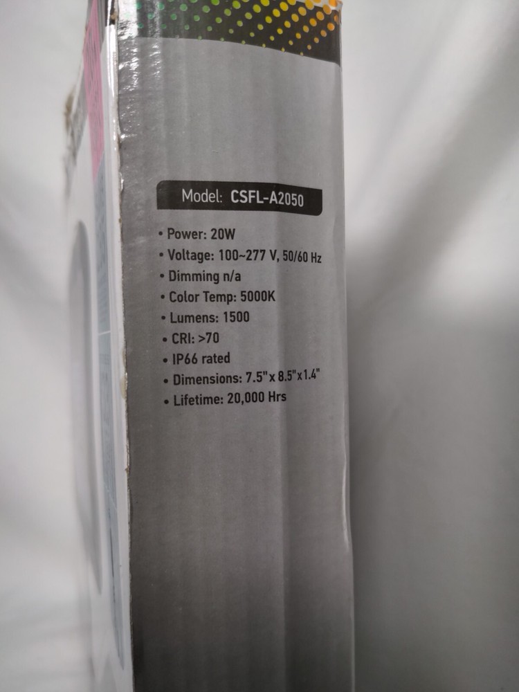 LLT LED Floodlight Compact CSFL-A2050 20w 5000K
