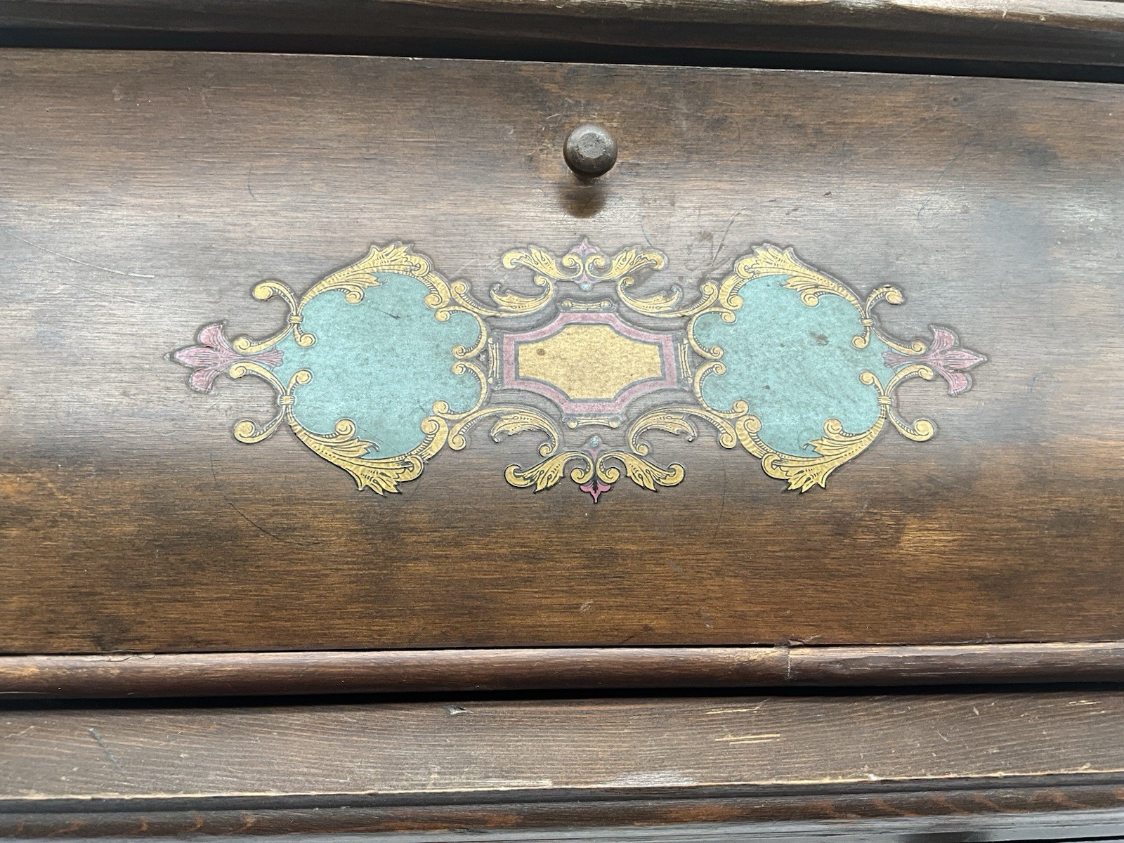 Guild Vintage 1965 "Button & Bows " Vacuum Tube AM/FM Radio Sewing Cabinet