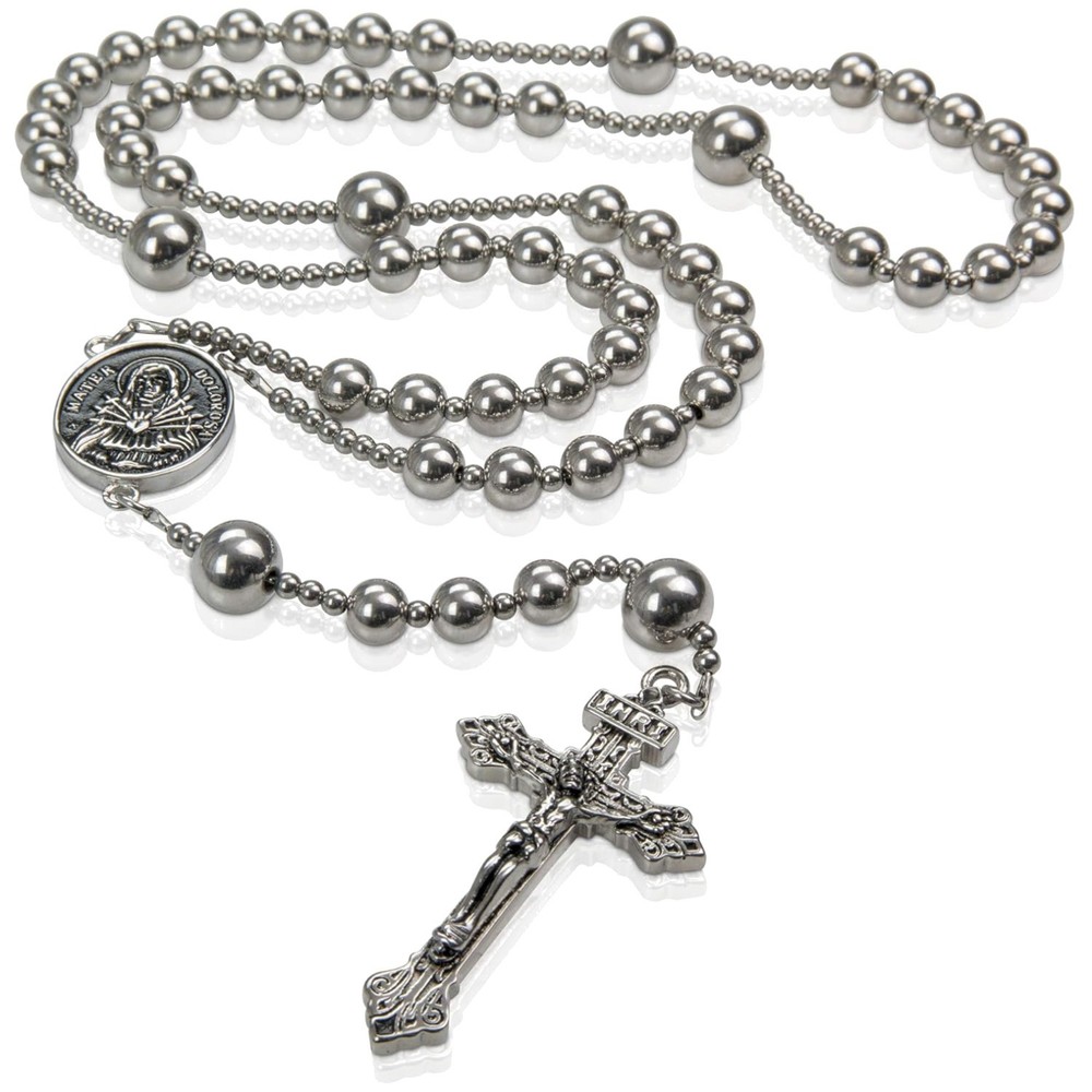 Stainless Steel Catholic Rosary Beads/