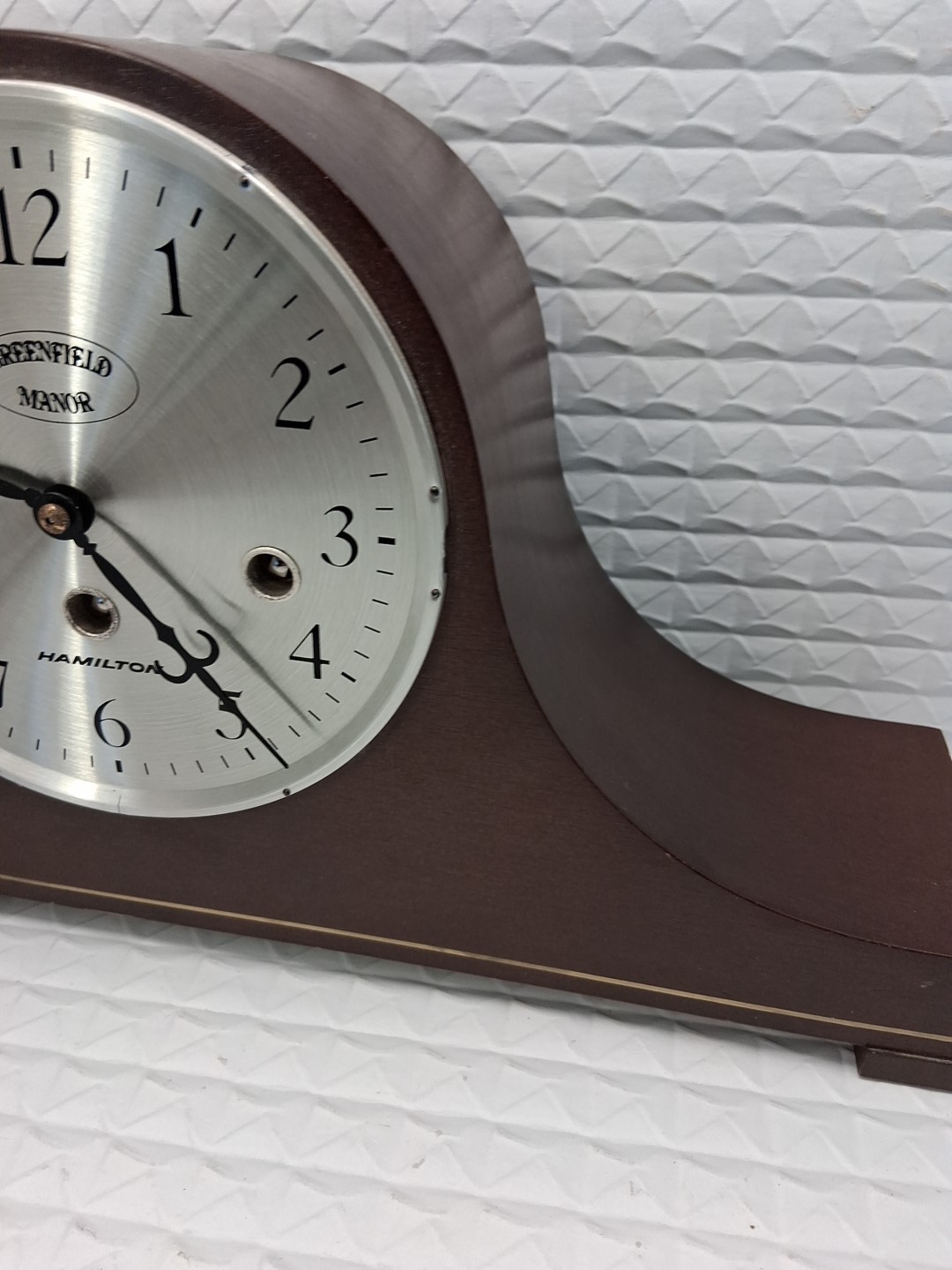 Vintage Hamilton Greenfield Manor Mantle Clock Made In Germany Working Beautiful