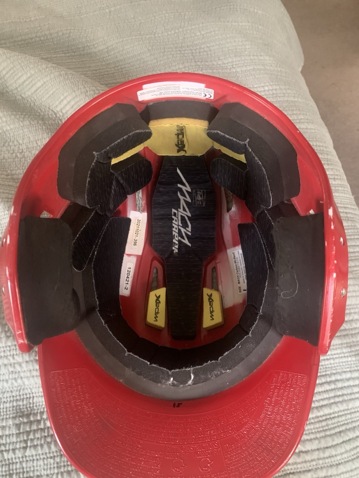 JJ Wetherholt Memphis Redbirds Game Used Autographed Batting Helmet - JSA COA