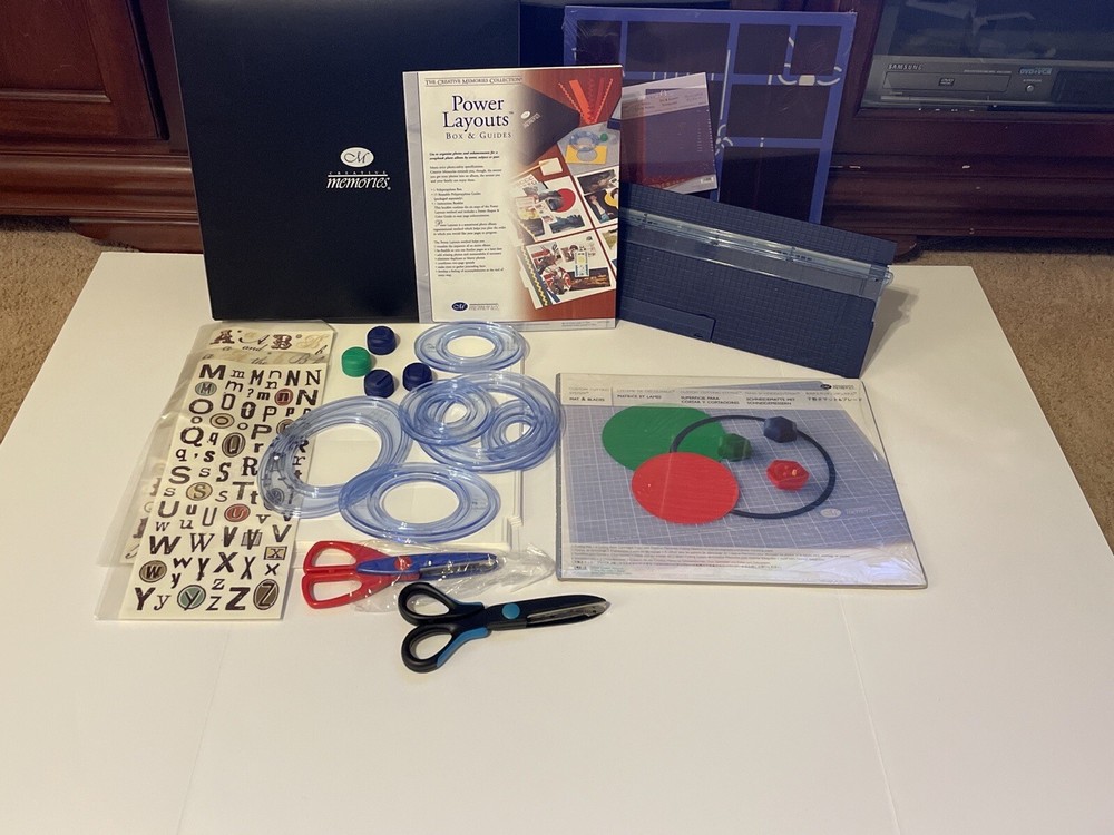 Creative Memories Custom Cutting System Power Layout Box Templates & Much More