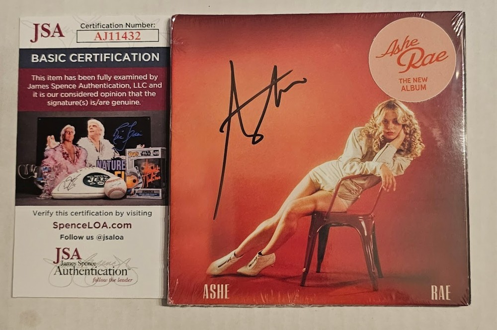 Ashe  Rae Signed autographed  Limted Edition CD JSA COA