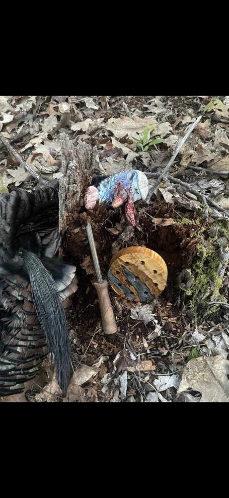 Walnut Holler Custom Calls-#39 Blistered Maple Crystal Over Cherry