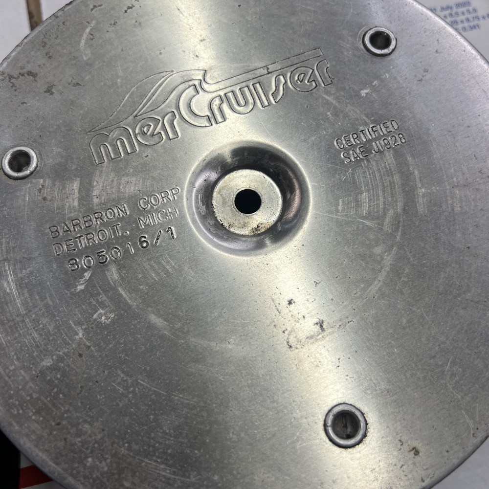 Mercruiser 4.3 engine decal with flame arrestor