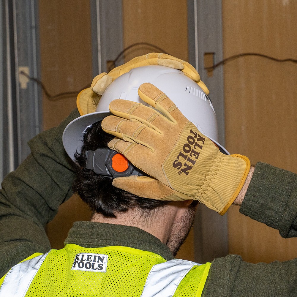 Klein Tools 60606 Leather All Purpose Gloves, Small