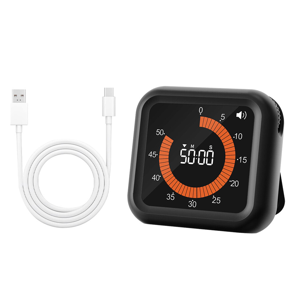 Visual Timer for Kids, 60 Minute Countdown Clock Classroom Study Kitchen Timer