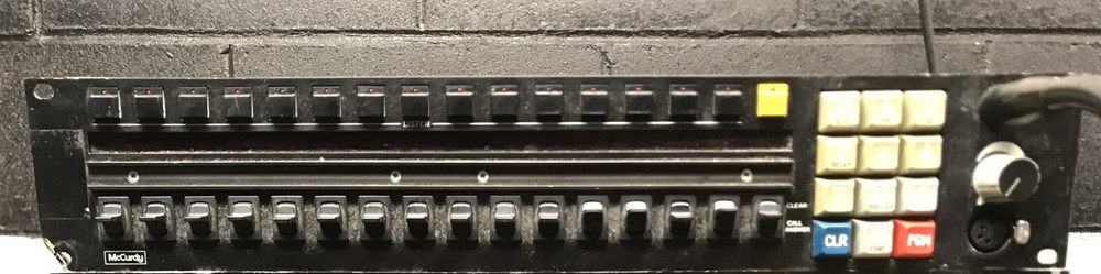 McCurdy IKP-950 Intercom Control Panel with Power Cord and Microphone Attachment