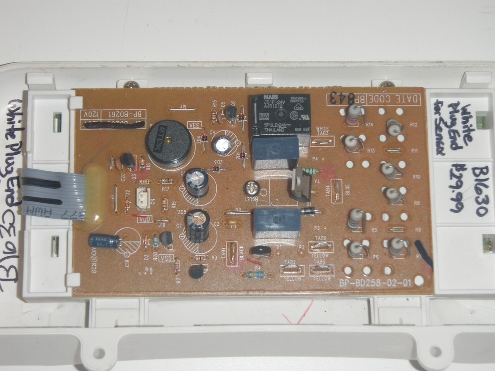 Black & Decker Bread Maker Electronic Control Panel for Model B1630