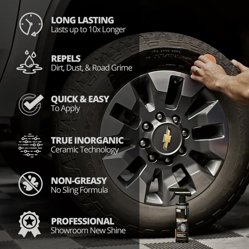 Ceramic Tire Shine Coating Deep Black Long Lasting Tire Dressing