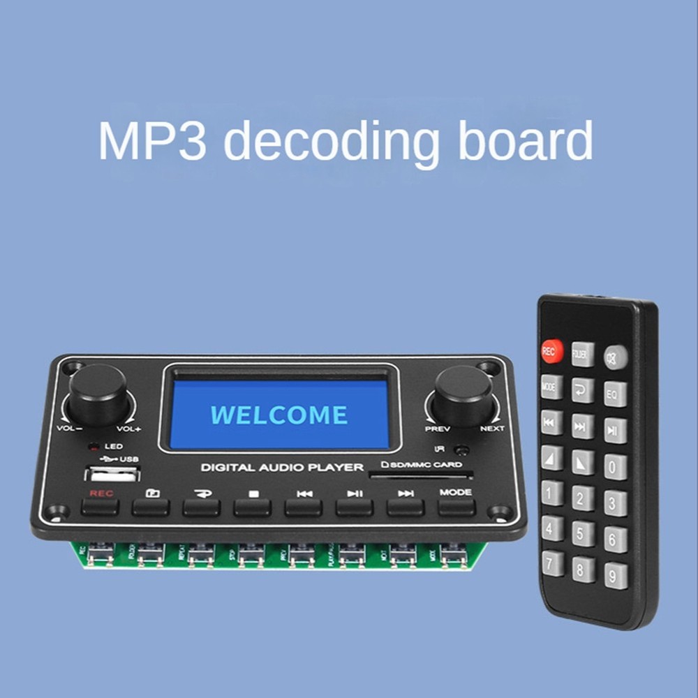 LCD MP3 Player Module 28X64 Display Bluetooth Digital Audio Decoder Board7773