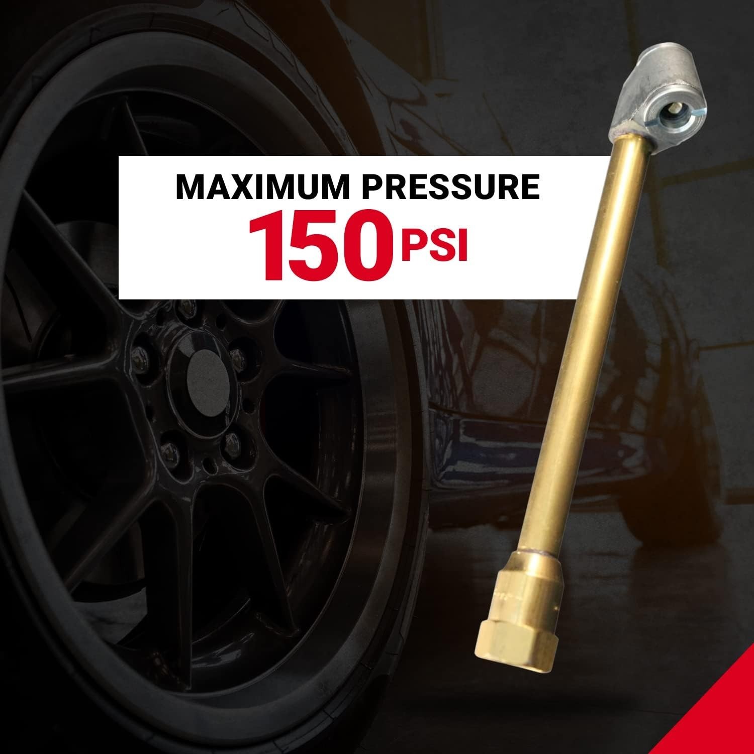 Milton S690 Dual Head Air Chuck Tire Tool 1/4" FNPT USA