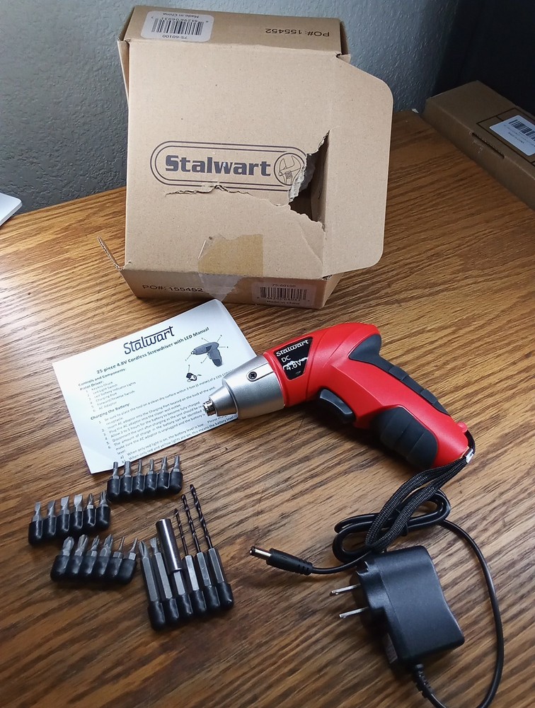 Stalwart DC 4.8v Screwdriver Kit