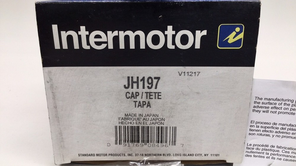 Intermotor JH197 Distributor Cap