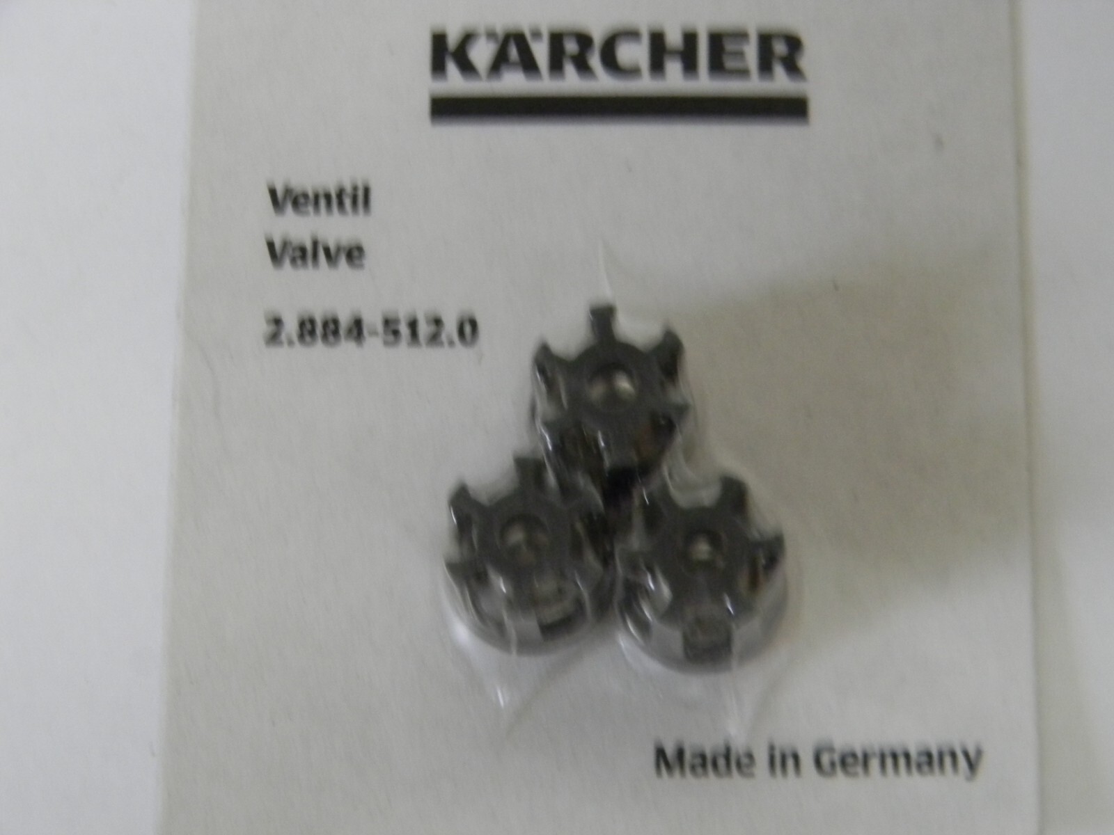 Karcher 2.884-512.0 Valve Kit (3 Valves) Replaces 4.580-295.0 & 4.580-329.0