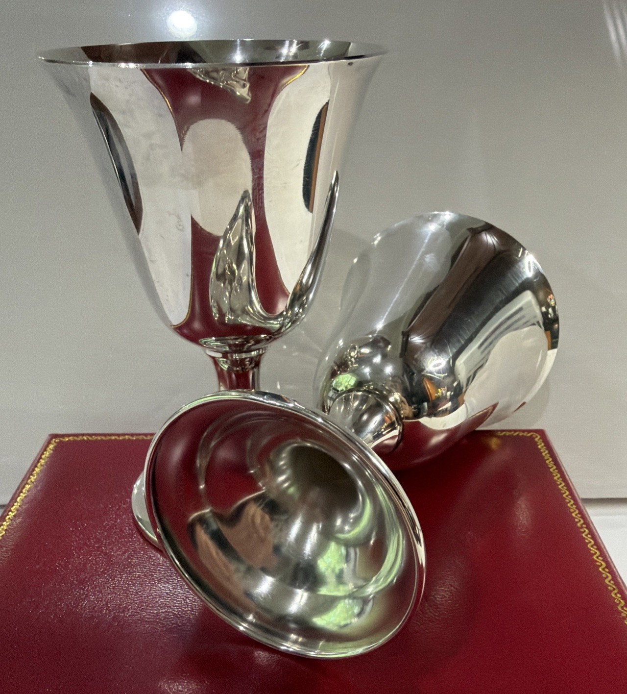 International Lord Saybrook Sterling Silver Cocktail Cup No Mono Goblet Lot Set