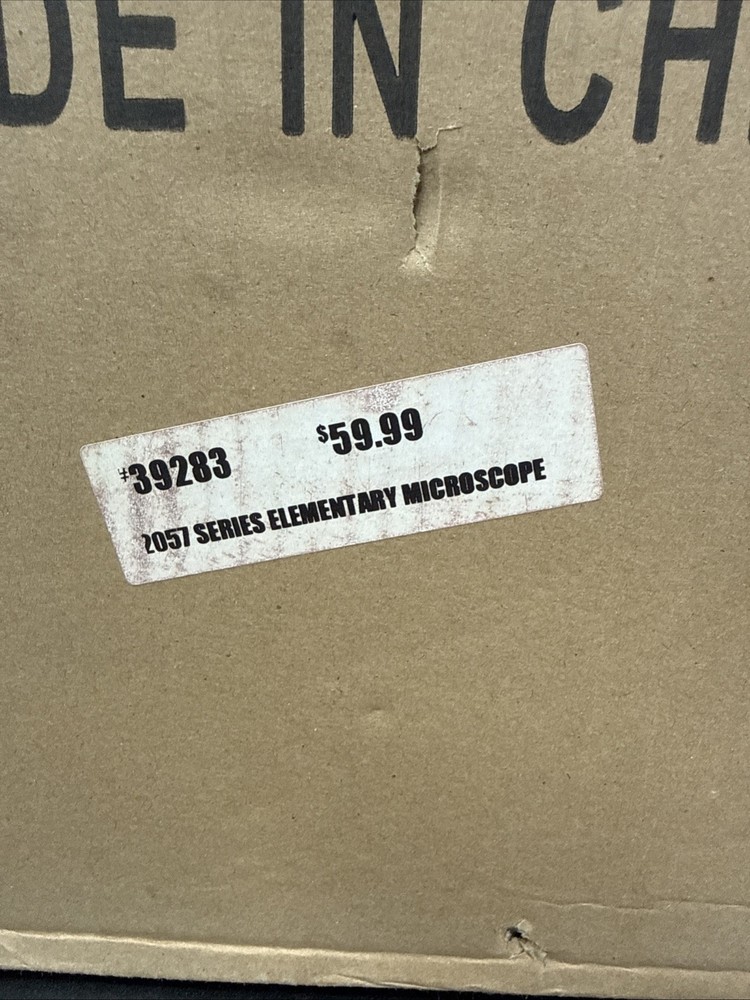 Walter Products 2057 Series Elementary Microscope 4X, 10X & 40X