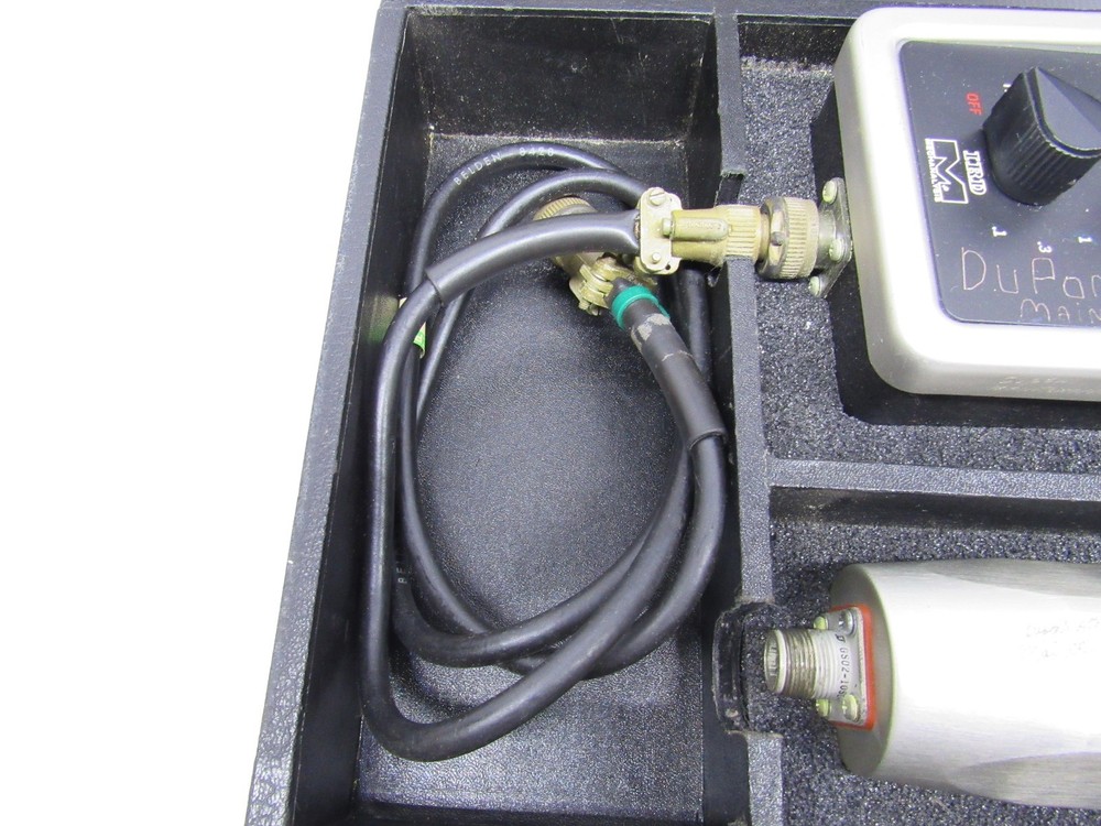 RD Model 306 Portable Vibration Meter Maintenance Reliability Case Probe Manual