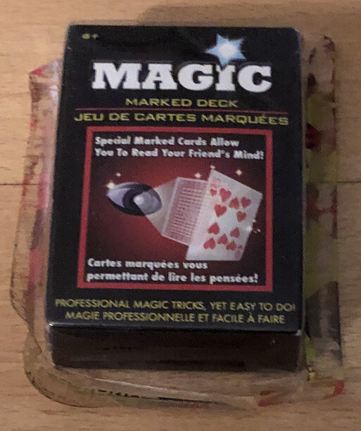 Magic Playing Cards Trick Set Marked Deck (Opened Package)