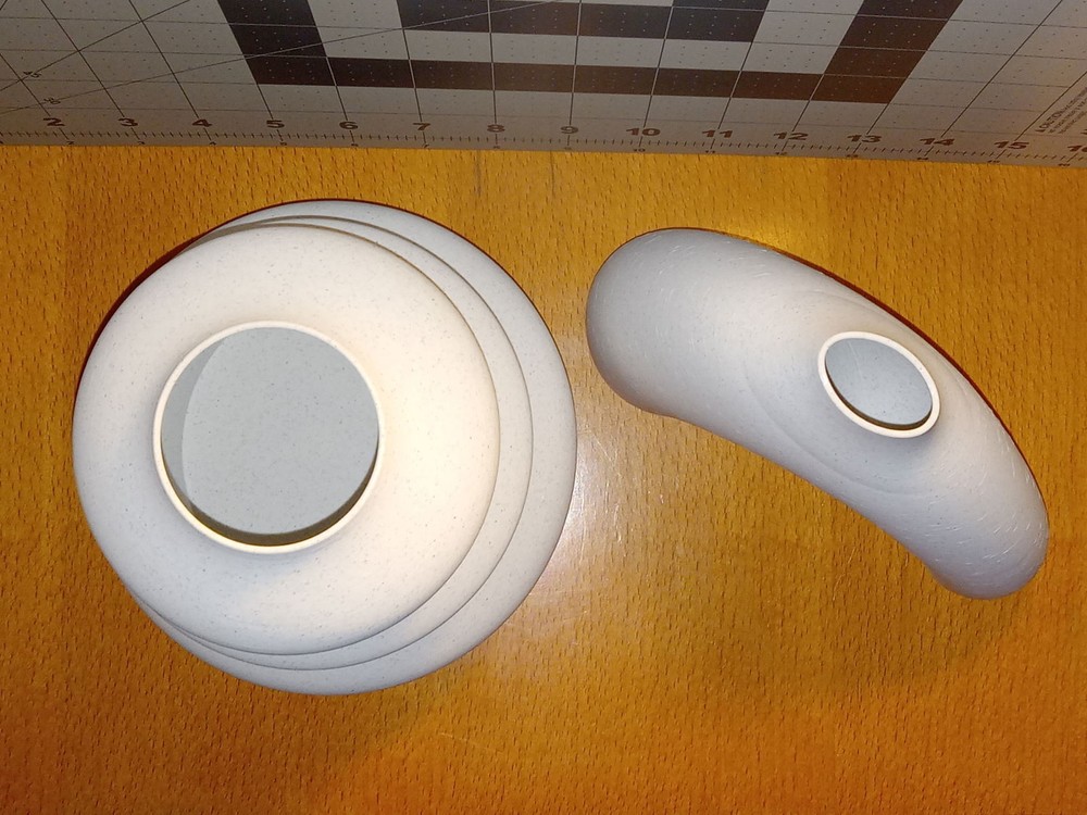 3D Printed Continuing Elegance Duo Vase Set