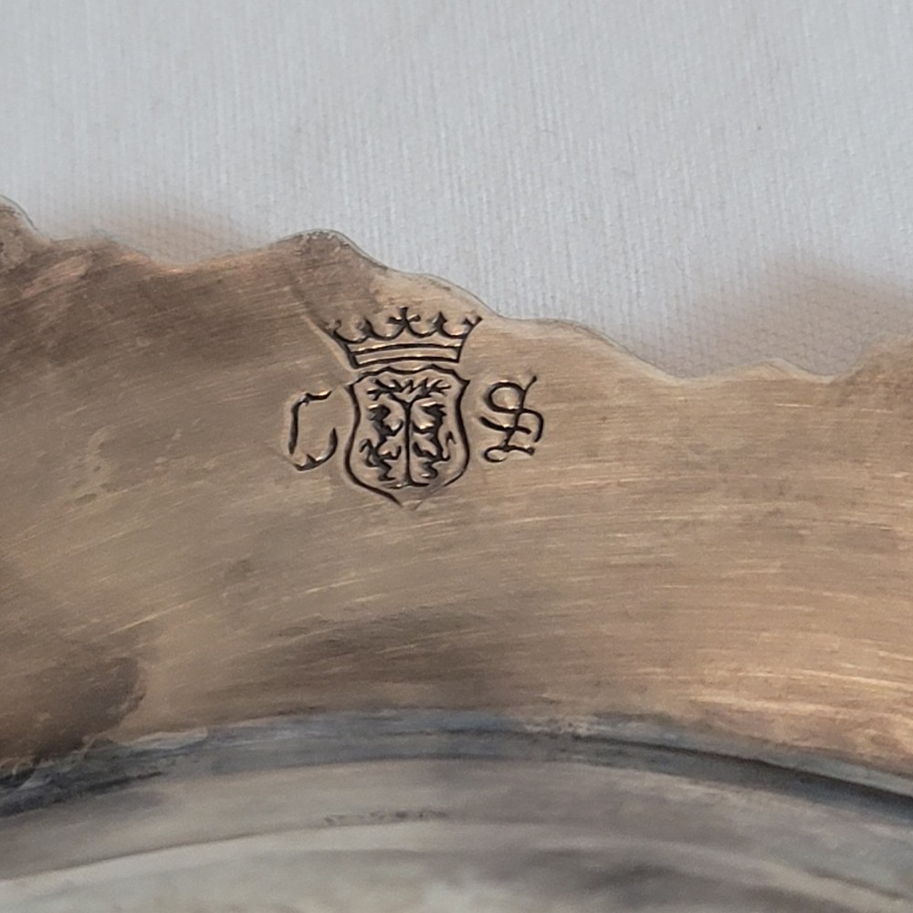 Vintage Continental Silver Company Footed Silver Plate