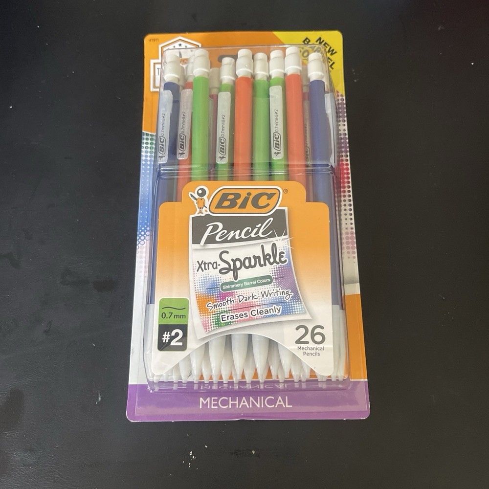 BIC Xtra-Sparkle Mechanical Pencil 0.7 26 Count Per Pack 12 Pack Bundle