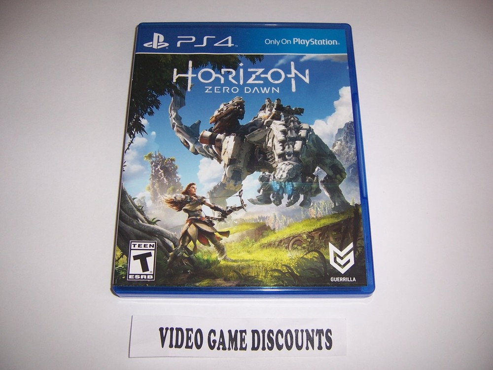 Original Box Case Replacement Sony PlayStation 4 HORIZON ZERO DAWN