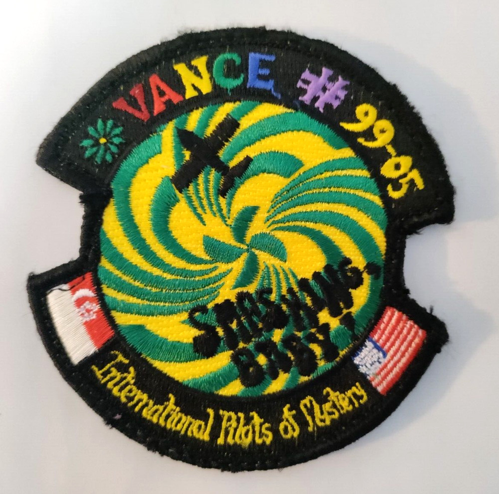 VANCE #99-05 Aviation Air Force Pilot Patch - Austin Powers Theme USA