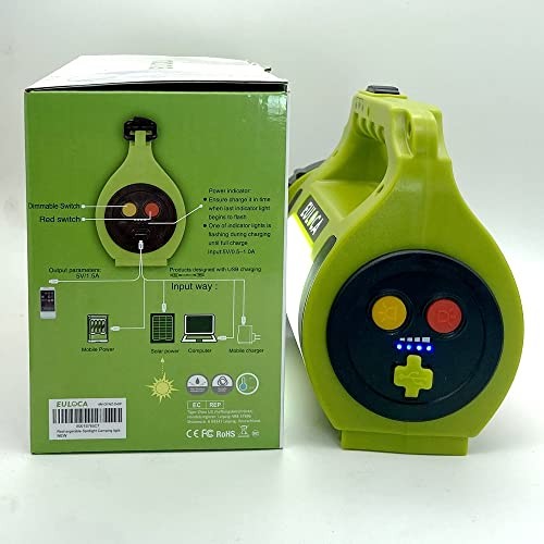 Rechargeable LED Torch, Multi-Functional Camping Lantern, Waterproof Spotlight