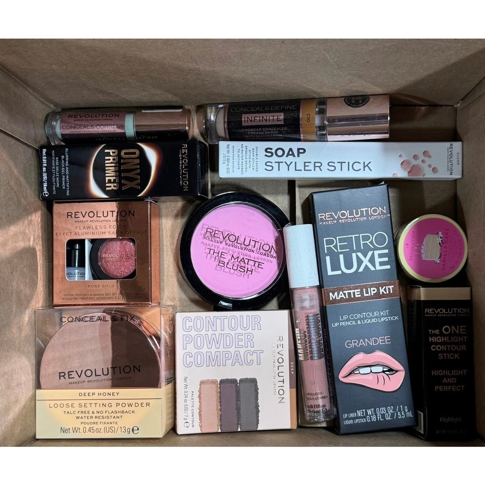 3 random assorted cosmetics