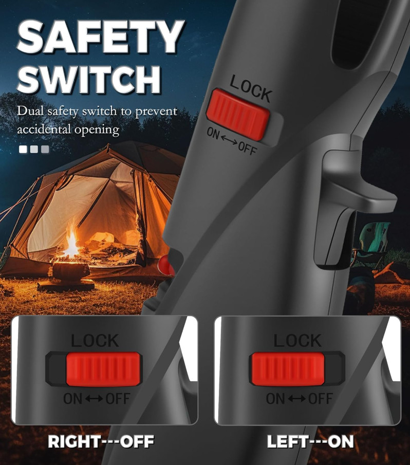 4-Pack Jet Torch Lighter – Adjustable Flame, Windproof, Refillable Butane, NEW