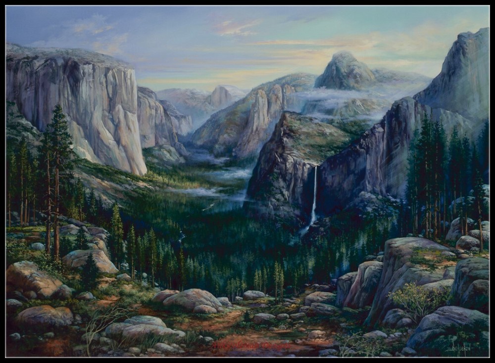 Yosemite - DIY Chart Counted Cross Stitch Patterns Needlework Embroidery DMC