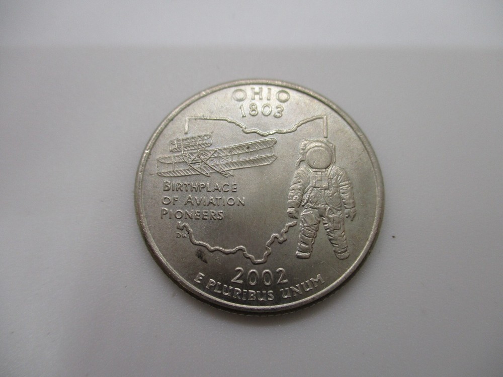 2002 Ohio State Quarter Coin