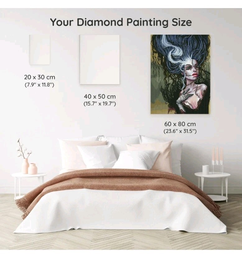 Dreamer Designs Diamond Art Painting Bride of Frankenstein Kurtis Rykovich NIB