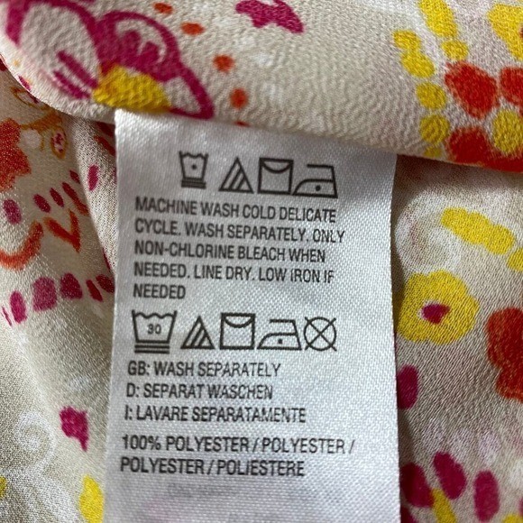 Belle by Kim Gravel Boho Sheer Paisley Kimono Cardigan Women Size 1X Orange