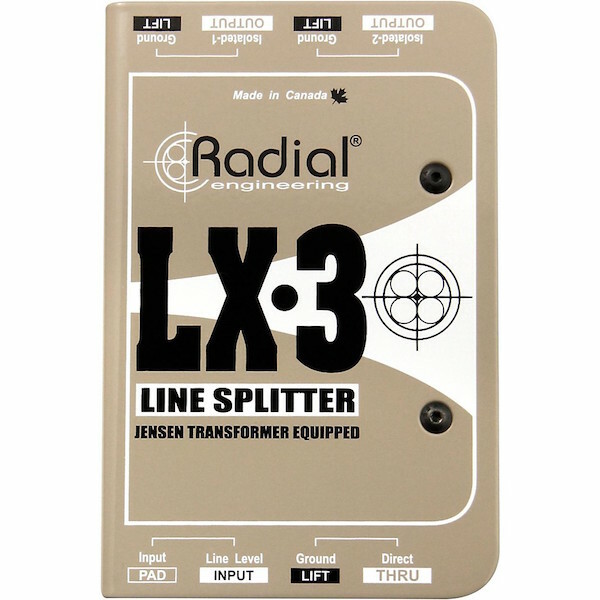 Radial LX-3 Line-Level Splitter