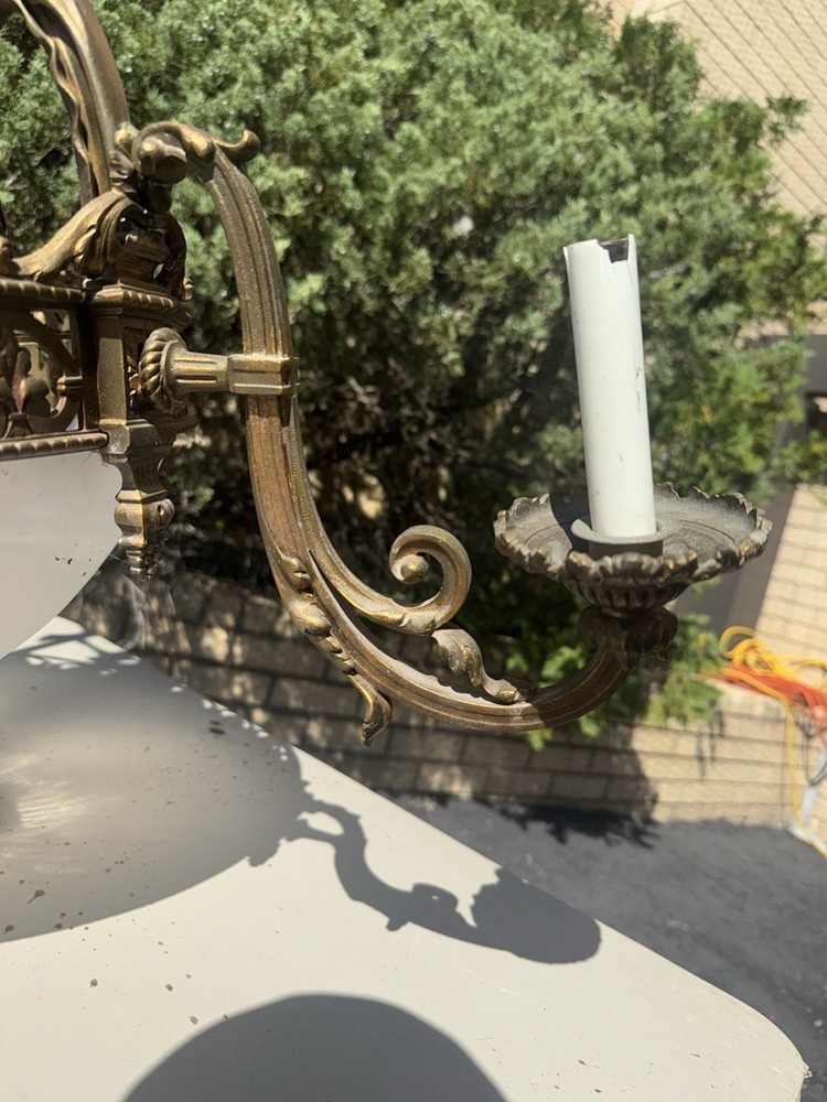 Antique Brass Chandelier