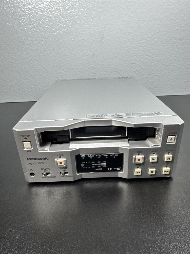Untested Panasonic AG-DV2500p MiniDv Player and Recorder