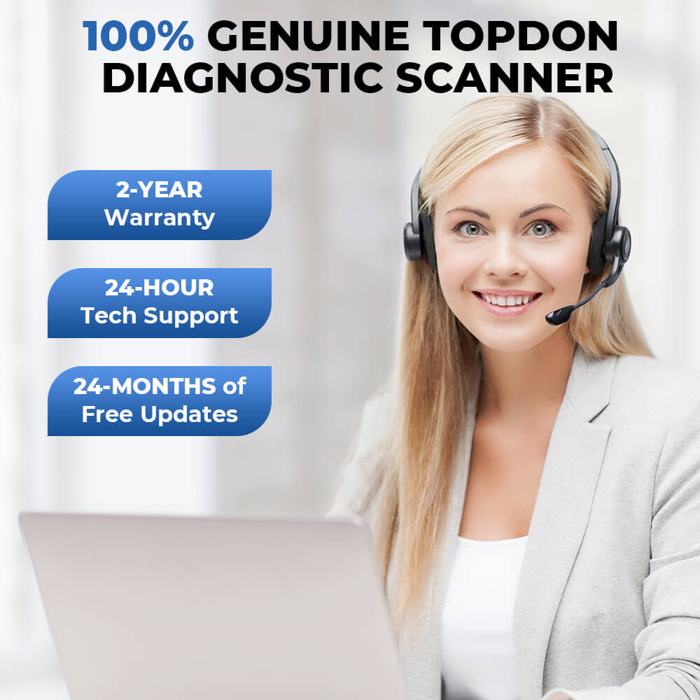 TOPDON AD900 BT OBD2 Scanner Bluetooth Bi-directional Scan Tool Online Coding